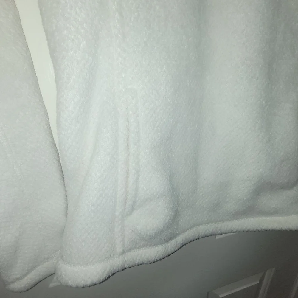 Women's Patagonia Off-White Fleece Snap-T Pullover Sweatshirt XS - Picture 4 of 7